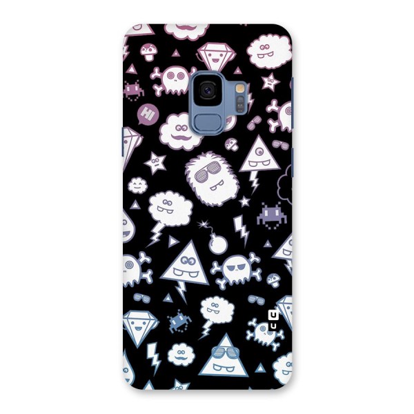 Funny Faces Back Case for Galaxy S9