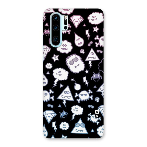 Funny Faces Back Case for Huawei P30 Pro