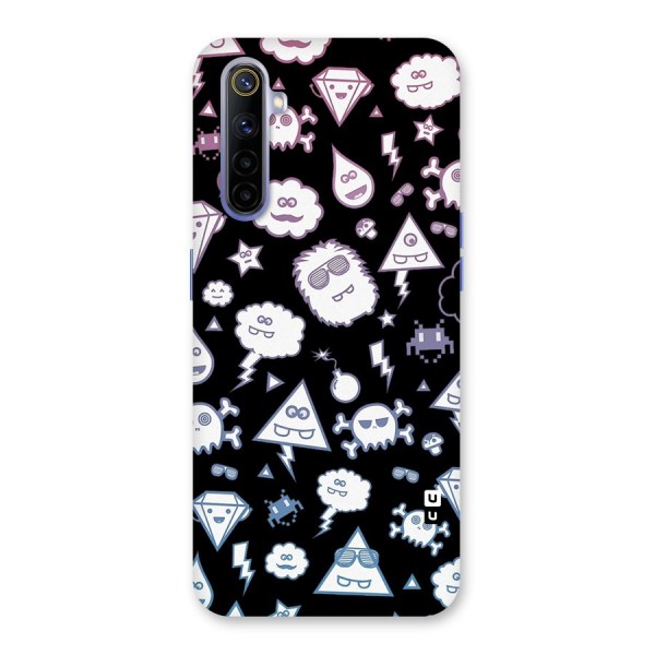 Funny Faces Back Case for Realme 6