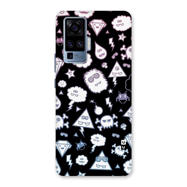 Funny Faces Back Case for Vivo X50 Pro