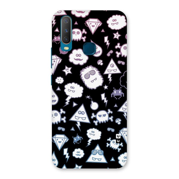 Funny Faces Back Case for Vivo Y15