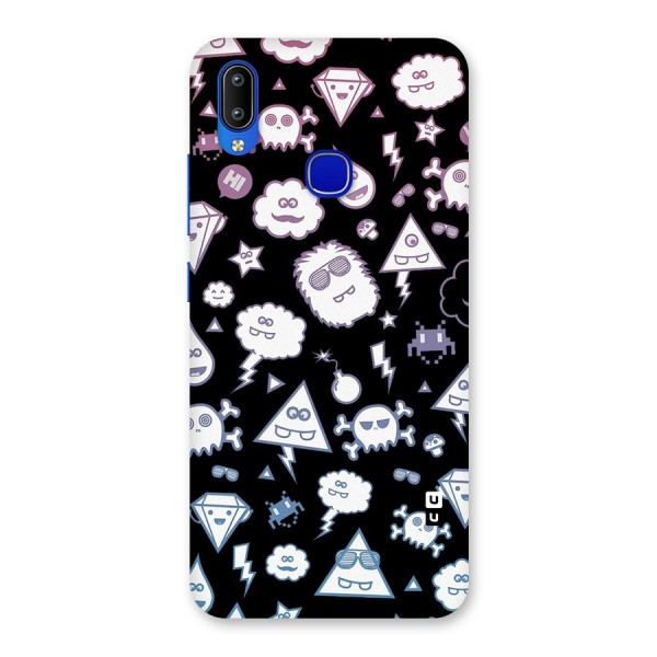 Funny Faces Back Case for Vivo Y91