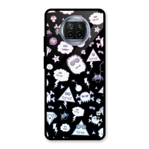 Funny Faces Glass Back Case for Mi 10i