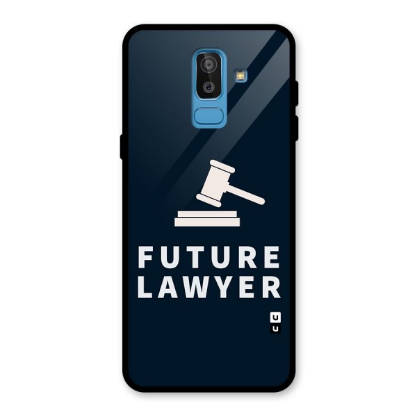 Future Lawyer Glass Back Case for Galaxy J8