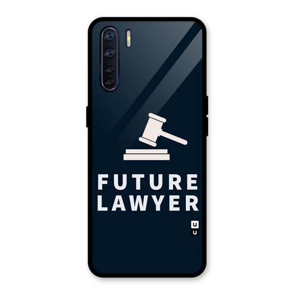 Future Lawyer Glass Back Case for Oppo F15