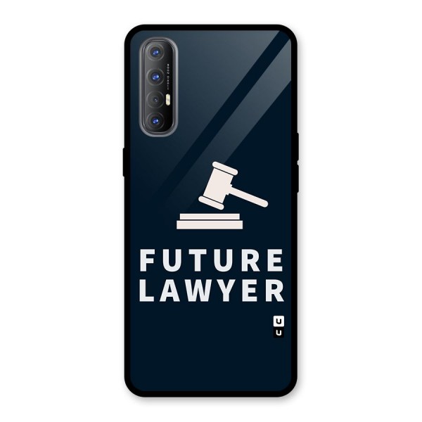 Future Lawyer Glass Back Case for Oppo Reno3 Pro