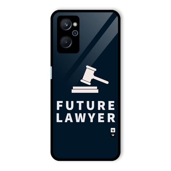 Future Lawyer Glass Back Case for Realme 9i