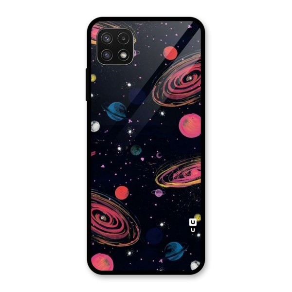 Galaxy Beauty Glass Back Case for Galaxy A22 5G