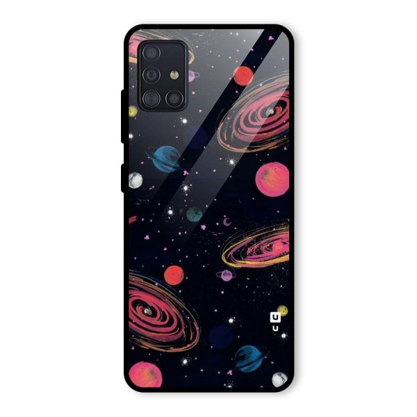 Galaxy Beauty Glass Back Case for Galaxy A51