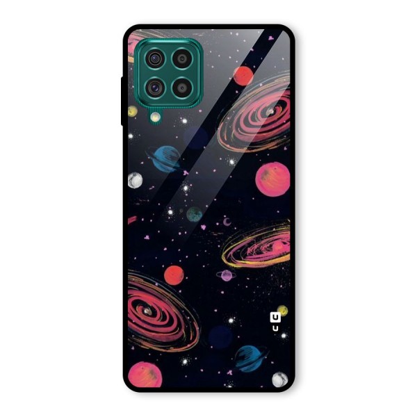 Galaxy Beauty Glass Back Case for Galaxy F62