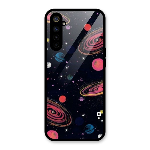 Galaxy Beauty Glass Back Case for Realme 6