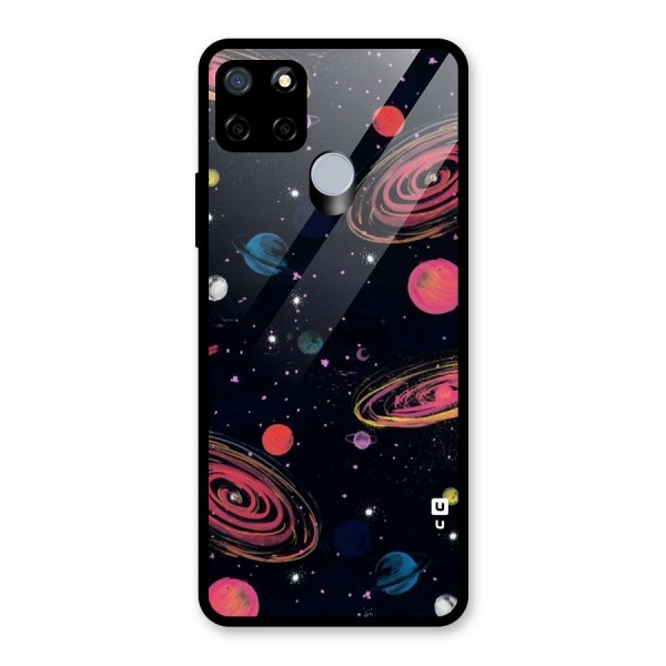 Galaxy Beauty Glass Back Case for Realme C15