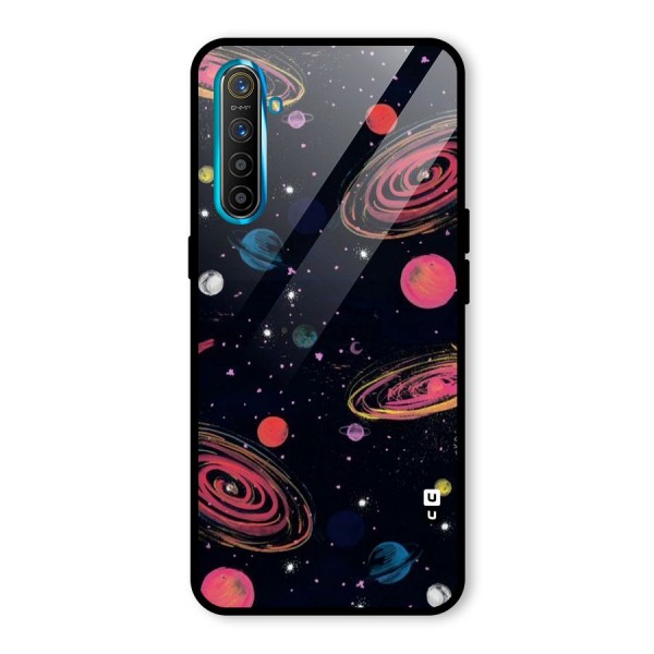 Galaxy Beauty Glass Back Case for Realme XT