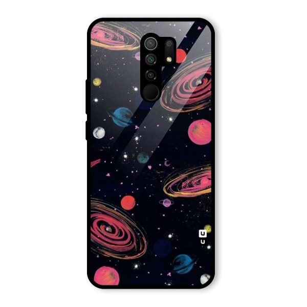 Galaxy Beauty Glass Back Case for Redmi 9 Prime