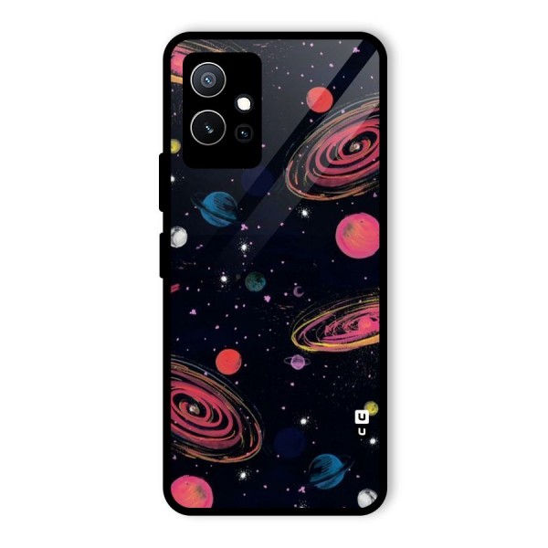 Galaxy Beauty Glass Back Case for Vivo T1 5G