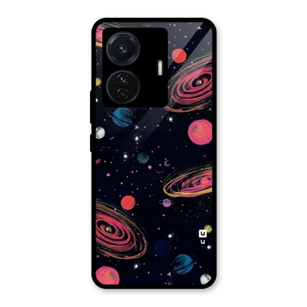 Galaxy Beauty Glass Back Case for Vivo T1 Pro