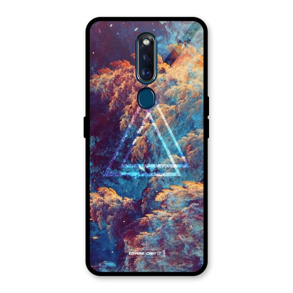 Galaxy Fuse Glass Back Case for Oppo F11 Pro