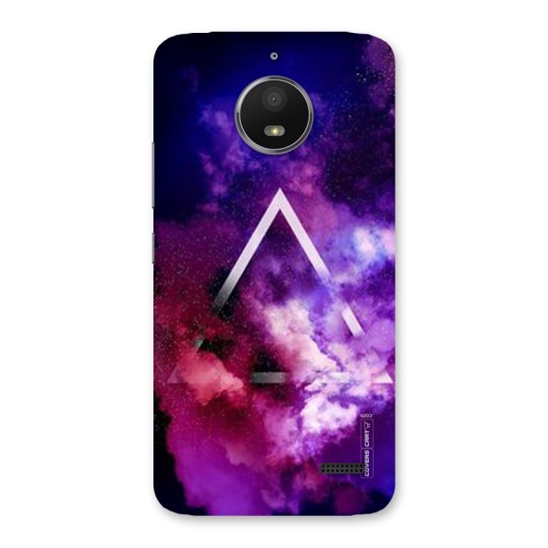 Galaxy Smoke Hues Back Case for Moto E4