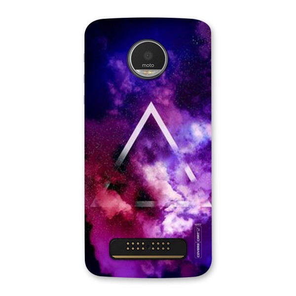 Galaxy Smoke Hues Back Case for Moto Z Play