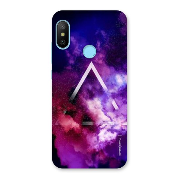 Galaxy Smoke Hues Back Case for Redmi 6 Pro