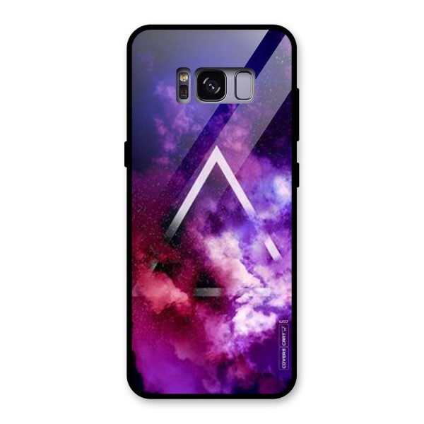 Galaxy Smoke Hues Glass Back Case for Galaxy S8