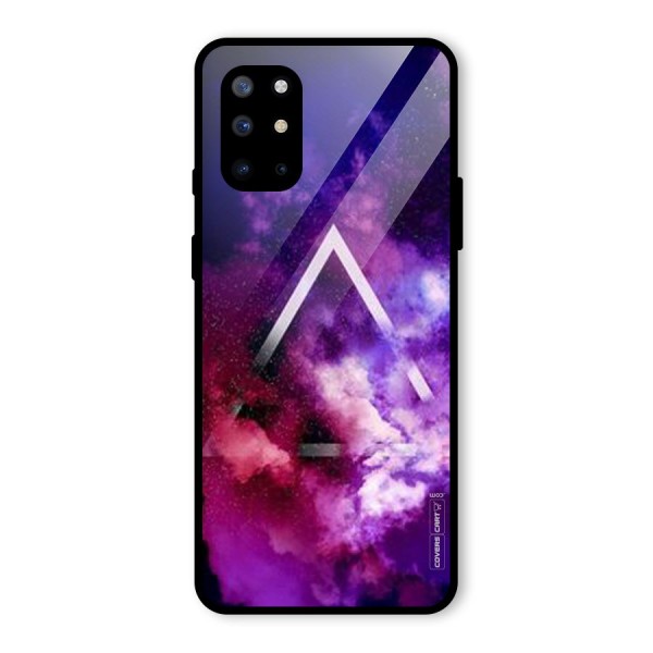 Galaxy Smoke Hues Glass Back Case for OnePlus 8T