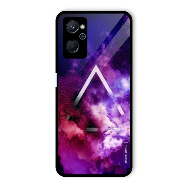 Galaxy Smoke Hues Glass Back Case for Realme 9i