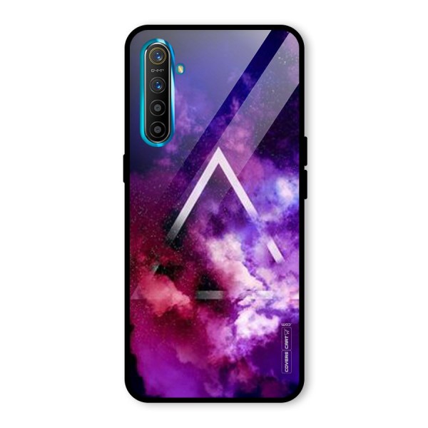 Galaxy Smoke Hues Glass Back Case for Realme XT