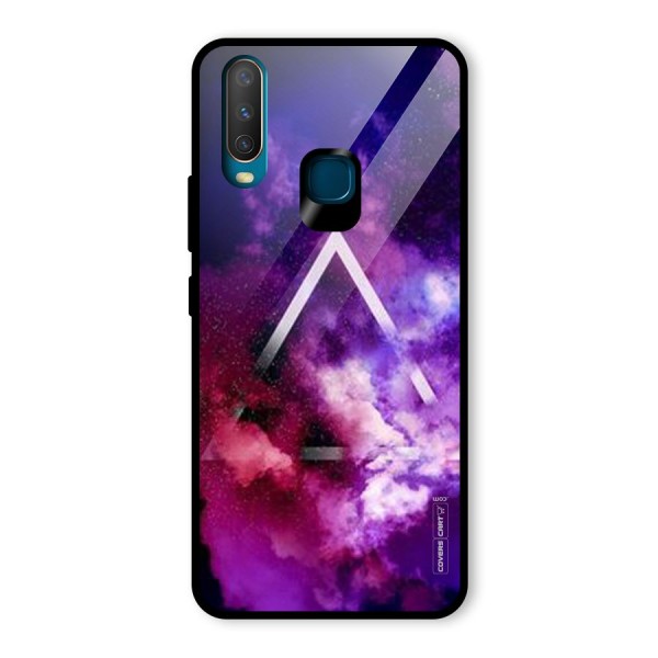 Galaxy Smoke Hues Glass Back Case for Vivo Y12