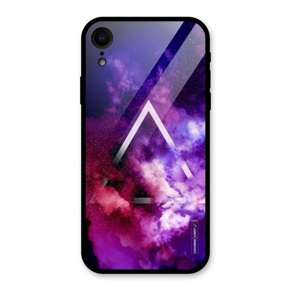 Galaxy Smoke Hues Glass Back Case for XR