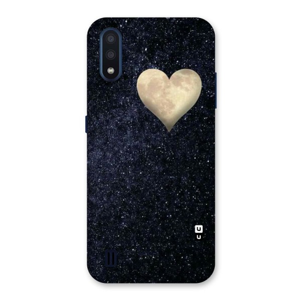 Galaxy Space Heart Back Case for Galaxy M01