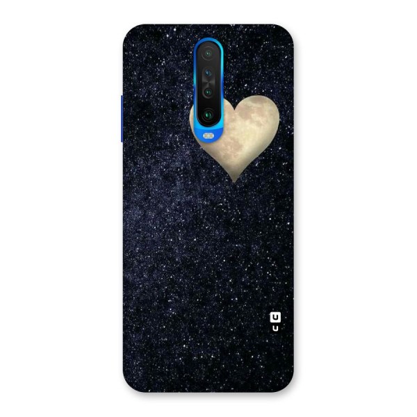 Galaxy Space Heart Back Case for Poco X2