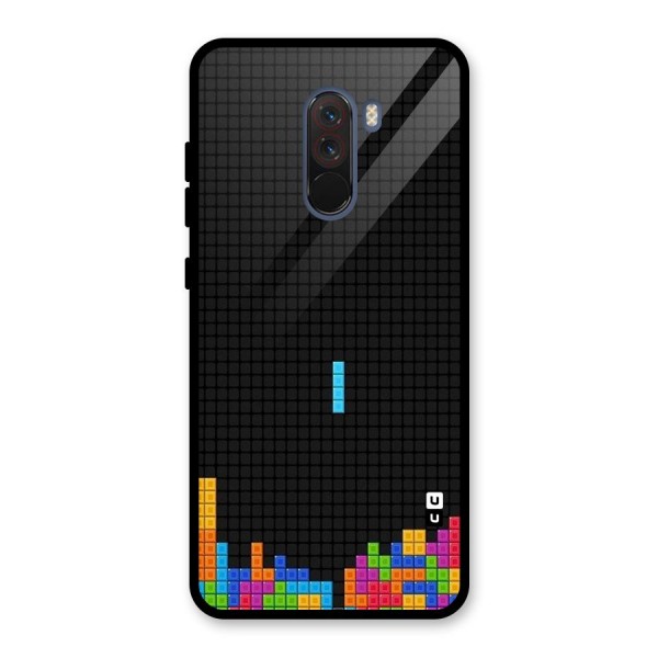 Game Play Glass Back Case for Poco F1