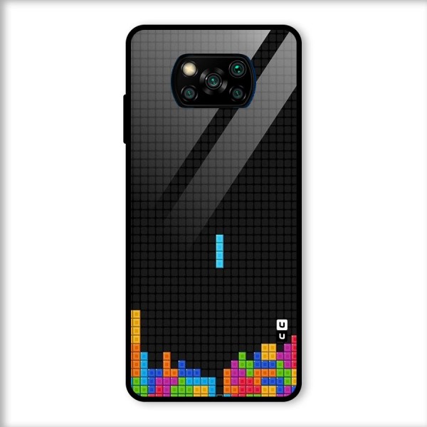 Game Play Glass Back Case for Poco X3