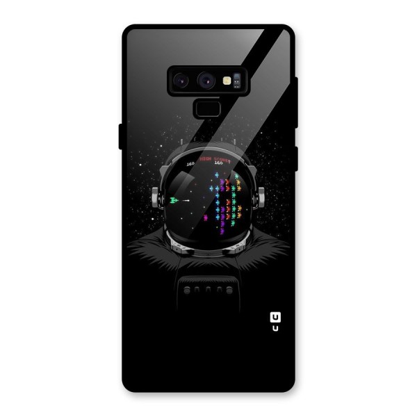 Gamer Head Glass Back Case for Galaxy Note 9