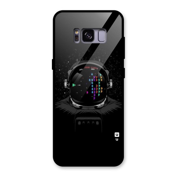 Gamer Head Glass Back Case for Galaxy S8