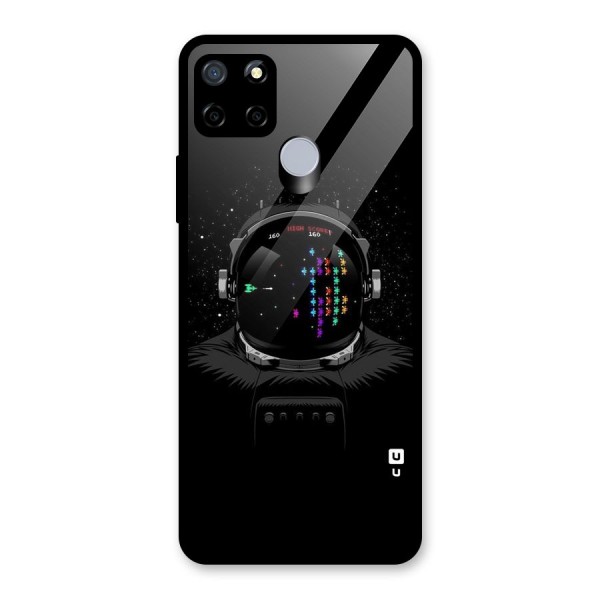 Gamer Head Glass Back Case for Realme C15