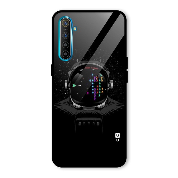 Gamer Head Glass Back Case for Realme XT