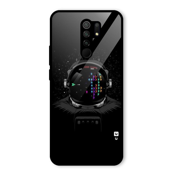 Gamer Head Glass Back Case for Redmi 9 Prime