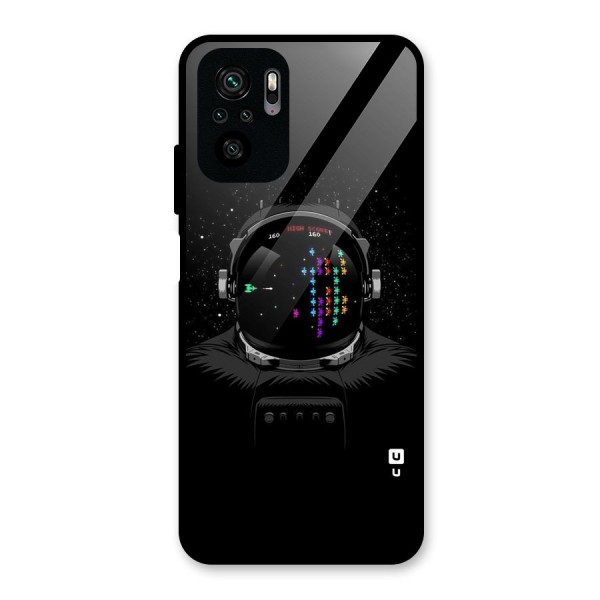 Gamer Head Glass Back Case for Redmi Note 10