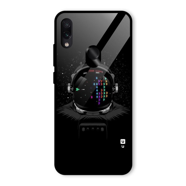 Gamer Head Glass Back Case for Redmi Note 7