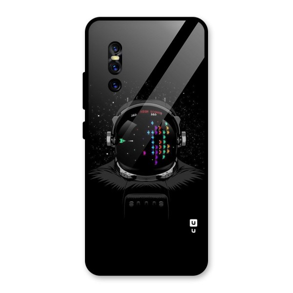 Gamer Head Glass Back Case for Vivo V15 Pro