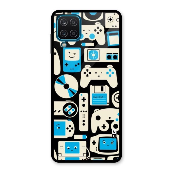 Gamers Glass Back Case for Galaxy A12