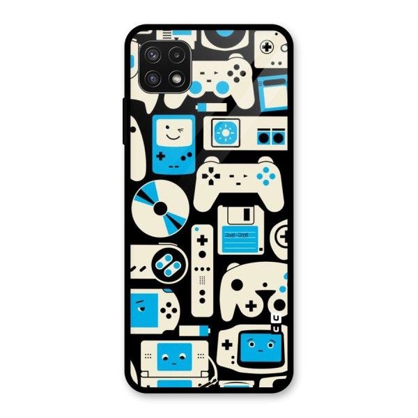 Gamers Glass Back Case for Galaxy A22 5G