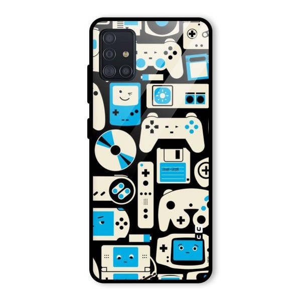 Gamers Glass Back Case for Galaxy A51