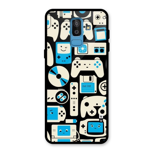 Gamers Glass Back Case for Galaxy J8