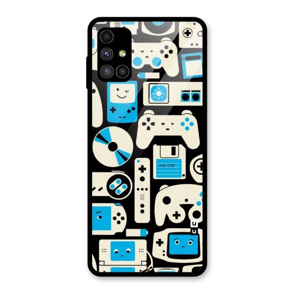Gamers Glass Back Case for Galaxy M51