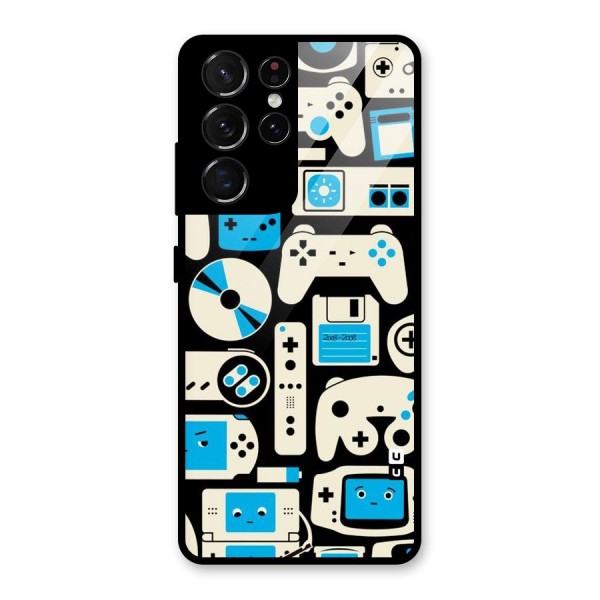 Gamers Glass Back Case for Galaxy S21 Ultra 5G