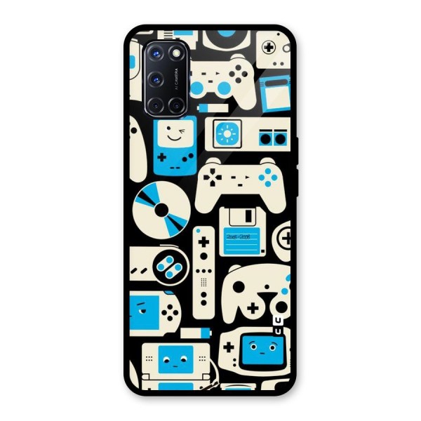 Gamers Glass Back Case for Oppo A52