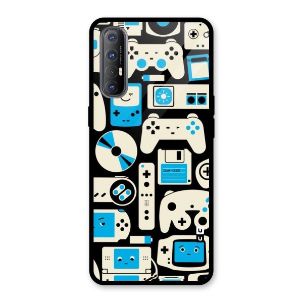 Gamers Glass Back Case for Oppo Reno3 Pro